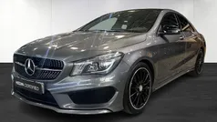 Grå Begagnad 2016 Mercedes CLA200 AMG line Sportkupé | 214 900 kr (Marknadspris)
