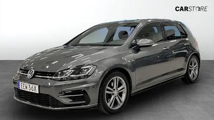 Mörkgrå (grey) Begagnad 2019 VW Golf VII R-line Halvkombi | 214 900 kr (Marknadspris)
