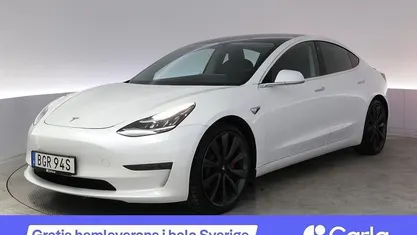 Begagnad 2020 Tesla Model 3 Performance Sedan | 276 990 kr (Marknadspris)