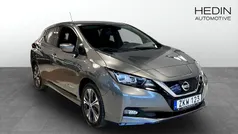 Grå metallic Begagnad 2021 Nissan Leaf Tekna Halvkombi | 219 900 kr (Marknadspris)