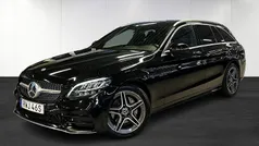 Svart (black) Begagnad 2019 Mercedes C200 AMG line Kombi | 244 900 kr (Marknadspris)