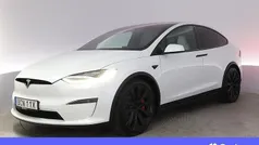 Vit Begagnad 2022 Tesla Model X Plaid SUV | 806 900 kr (Marknadspris)