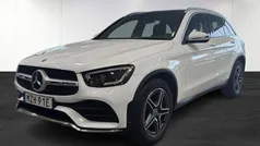 Vit (white) Begagnad 2019 Mercedes GLC220 AMG line SUV | 379 900 kr (Marknadspris)