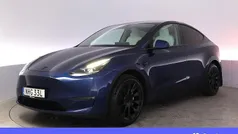 Blå Begagnad 2024 Tesla Model Y Long Range AWD SUV | 489 900 kr (Marknadspris)