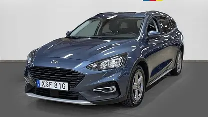 Blå Begagnad 2021 Ford Focus Active Kombi | 189 400 kr (Marknadspris)