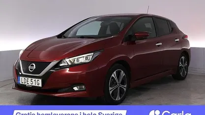 Röd Begagnad 2019 Nissan Leaf 360º Halvkombi | 145 990 kr (Marknadspris)