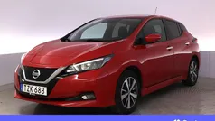 Röd Begagnad 2020 Nissan Leaf Acenta Halvkombi | 144 900 kr (Marknadspris)