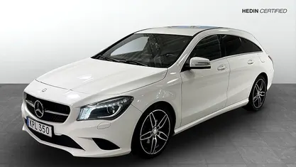 Vit (white) Begagnad 2016 Mercedes CLA220 Shooting Brake Kombi | 169 900 kr (Marknadspris)