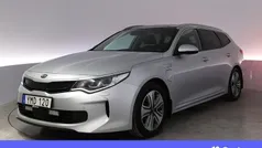 Grå Begagnad 2017 Kia Optima Hybrid 2 Sedan | 203 900 kr (Marknadspris)