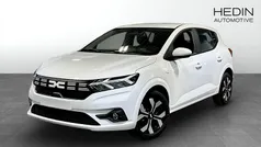 Vit Ny 2025 Dacia Sandero Expression Halvkombi | 219 900 kr (Lite dyr)