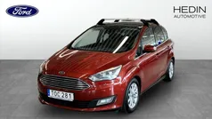 Röd (red) Begagnad 2017 Ford C-MAX Minibuss | 109 900 kr (Marknadspris)