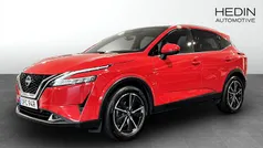 Röd (red) Begagnad 2022 Nissan Qashqai Tekna+ SUV | 279 900 kr (Marknadspris)