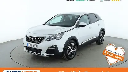Vit Begagnad 2019 Peugeot 3008 Allure SUV | 181 000 kr (Bra pris)
