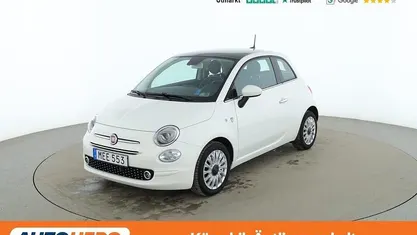 Vit Begagnad 2018 Fiat 500 Lounge Halvkombi | 115 000 kr (Marknadspris)