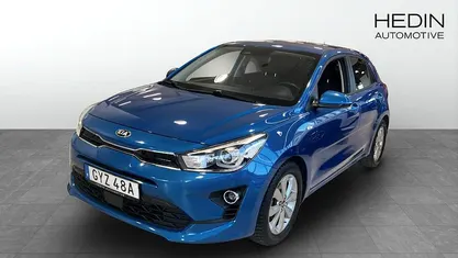 Begagnad Kia Rio Advance 101 HK (74 kW) 2021 Blå Halvkombi