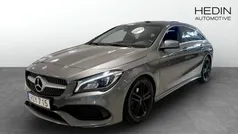 Mörkgrå (grey) Begagnad 2019 Mercedes CLA200 Shooting Brake Kombi | 219 900 kr (Marknadspris)