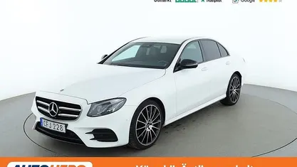 Vit Begagnad 2017 Mercedes E220 AMG line Sedan | 292 000 kr (Marknadspris)