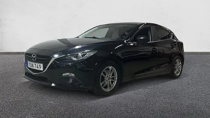 Svart Begagnad 2016 Mazda 3 Vision Kombi | 139 900 kr (Marknadspris)