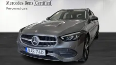 Grå (grey) Begagnad 2021 Mercedes C300e Avantgarde Kombi | 369 900 kr (Superpris)
