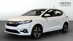 Vit (white) Ny 2025 Dacia Sandero Expression Halvkombi | 219 900 kr (Bra pris)