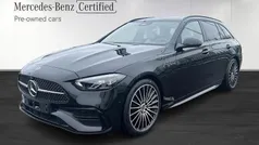Svart Begagnad 2024 Mercedes C200 AMG line Kombi | 499 900 kr (Lite dyr)