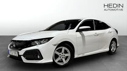 Svart Begagnad 2018 Honda Civic Elegance Halvkombi | 159 900 kr (Bra pris)