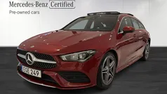 Röd Begagnad 2021 Mercedes CLA200 AMG Kombi | 319 900 kr (Marknadspris)