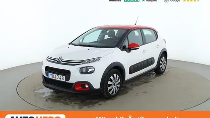 Vit Begagnad 2018 Citroën C3 PureTech Sedan | 100 000 kr (Marknadspris)