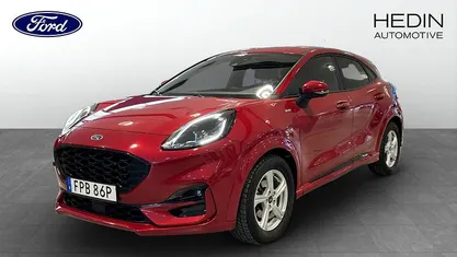 Röd Begagnad 2022 Ford Puma ST-Line SUV | 209 000 kr (Marknadspris)