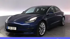 Blå Begagnad 2020 Tesla Model 3 Long Range Sedan | 284 900 kr (Bra pris)