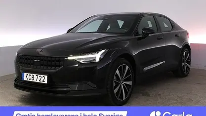 Svart Begagnad 2021 Polestar 2 Standard Range Single Motor Halvkombi | 299 900 kr (Marknadspris)