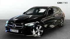 Svart (black) Begagnad 2022 Mercedes C220 Avantgarde Kombi | 289 900 kr (Bra pris)