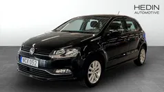 Svart (black) Begagnad 2016 VW Polo Halvkombi | 99 900 kr (Marknadspris)