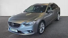 Grå Begagnad 2014 Mazda 6 Optimum Kombi | 109 900 kr (Bra pris)