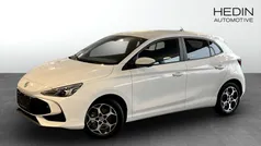 Vit Ny 2024 MG MG3 Luxury Halvkombi | 284 990 kr (Marknadspris)