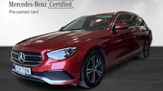 Röd (red) Begagnad 2023 Mercedes E220 Avantgarde Kombi | 429 900 kr