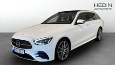 Vit (white) Begagnad 2023 Mercedes E220 AMG Kombi | 439 000 kr (Marknadspris)