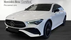 Vit (white) Begagnad 2025 Mercedes CLA250e AMG line Sedan | 493 900 kr