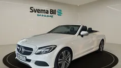 Vit Begagnad 2017 Mercedes C180 Avantgarde Cab | 299 900 kr