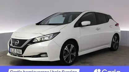 Vit Begagnad 2021 Nissan Leaf 360º Halvkombi | 168 990 kr (Marknadspris)