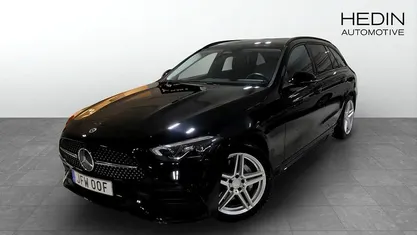 Svart Begagnad 2023 Mercedes C300e AMG line Kombi | 409 900 kr (Bra pris)