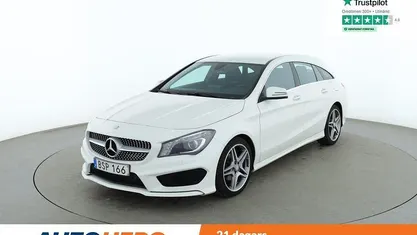 Vit Begagnad 2016 Mercedes CLA200 Shooting Brake AMG line Kombi | 160 000 kr (Superpris)
