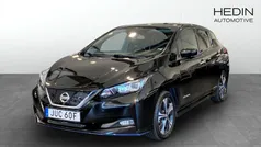 Svart Begagnad 2020 Nissan Leaf Tekna+ Halvkombi | 159 900 kr (Marknadspris)