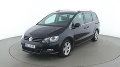 Svart Begagnad 2018 VW Sharan Minibuss | 235 000 kr (Marknadspris)