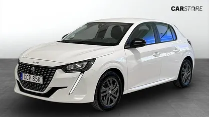 Begagnad Peugeot 208 Active 75 HK (55 kW) 2021 Vit Halvkombi