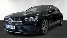 Svart (black) Begagnad 2020 Mercedes CLA200 Shooting Brake AMG Kombi | 329 900 kr (Marknadspris)