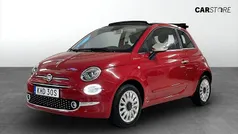 Röd Begagnad 2022 Fiat 500C Dolcevita Cab | 139 900 kr (Marknadspris)