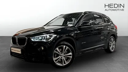 Begagnad BMW X1 Sport Line 190 HK (139 kW) 2018 Svart SUV