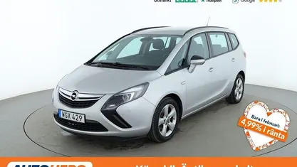 Grå Begagnad 2014 Opel Zafira Tourer Enjoy Minibuss | 105 000 kr (Marknadspris)