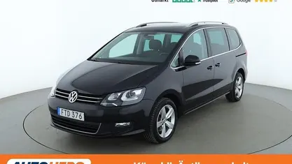 Svart Begagnad 2015 VW Sharan Minibuss | 157 000 kr (Superpris)